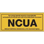 Mylar NCUA Emblem