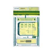 Plastic Deposit Bag, Clear (500 per) 9x12 w/pouch