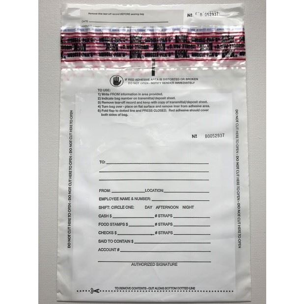 Plastic Deposit Bag White 250 Per 16x24 General Bank Supply Plastic Deposit Bag White 250 Per 16x24
