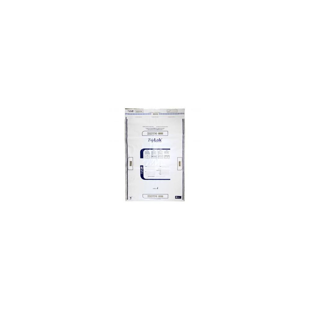 TripLOK Plastic Deposit Bags 12 x 16 Clear - General Bank Supply